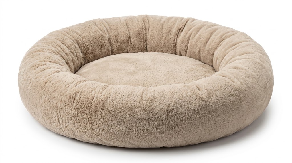 Cama acolchada para perro