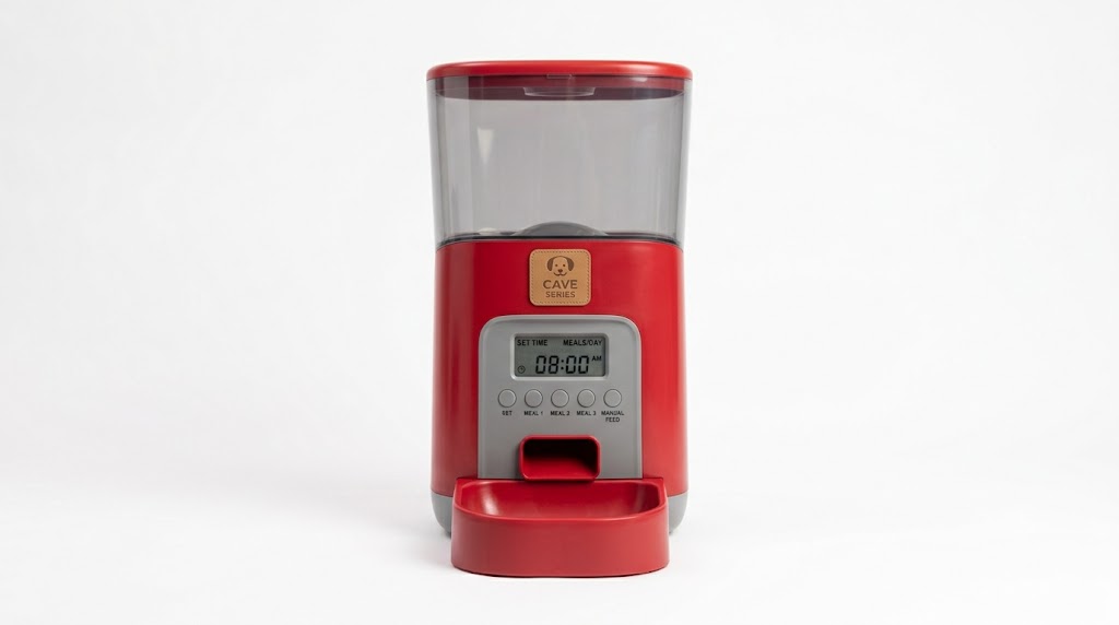 Comedero automático con temporizador