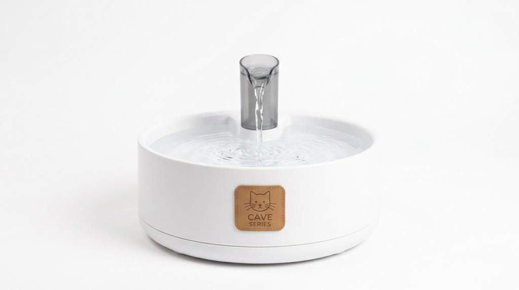 Fuente de agua para gatos